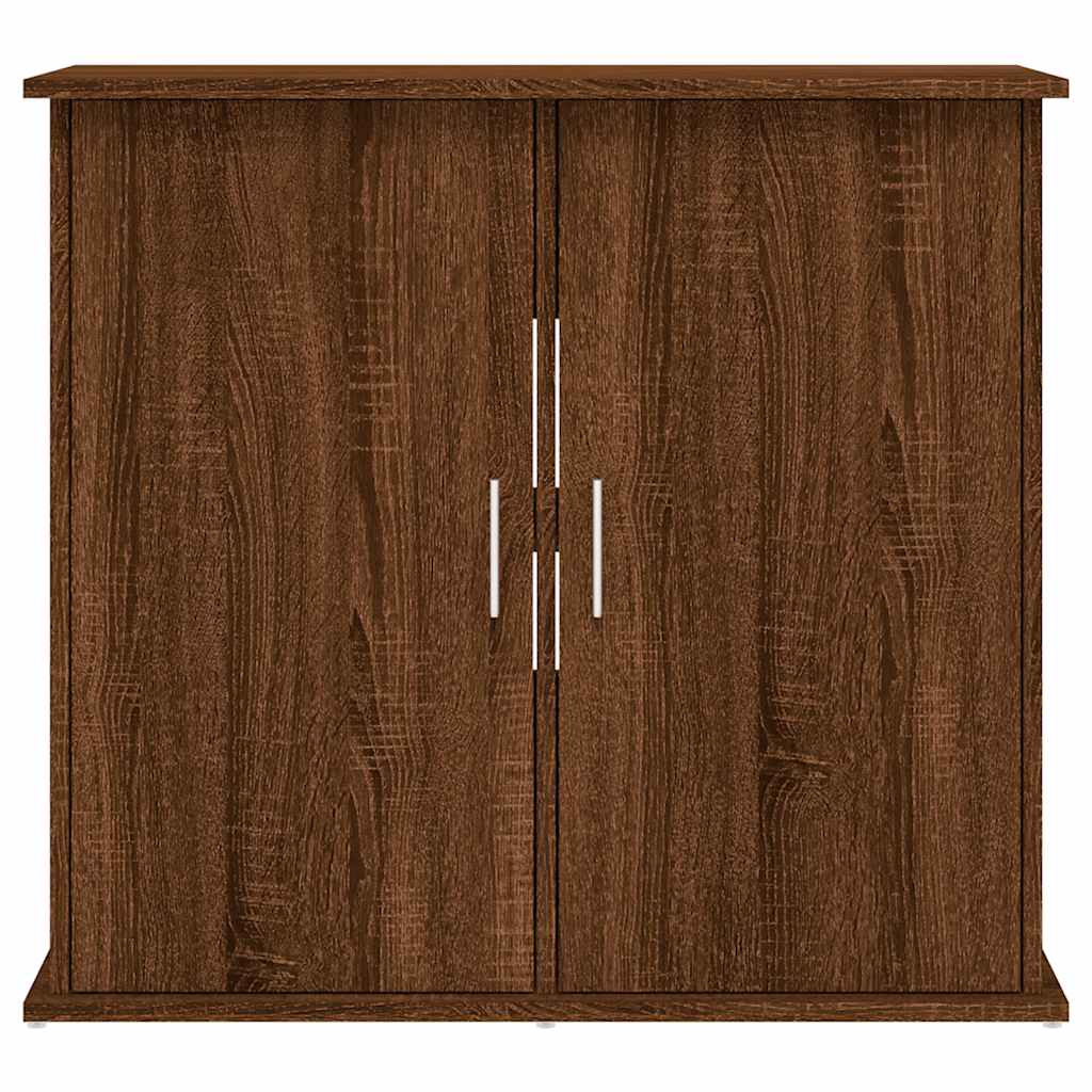 Akvariebänk brun ek 81x36x73 cm konstruerat trä