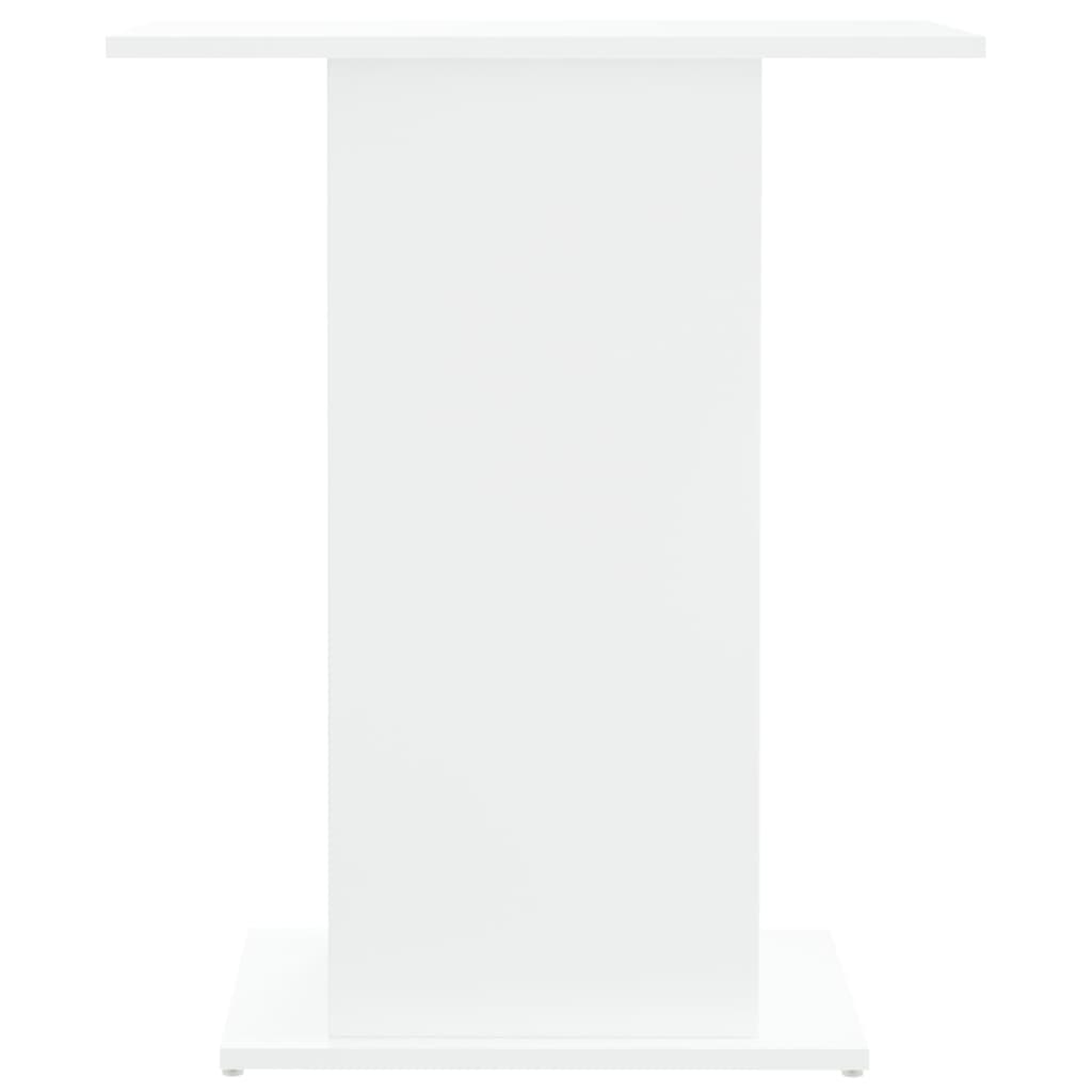 Akvariebänk vit 60,5x36x72,5 cm konstruerat trä