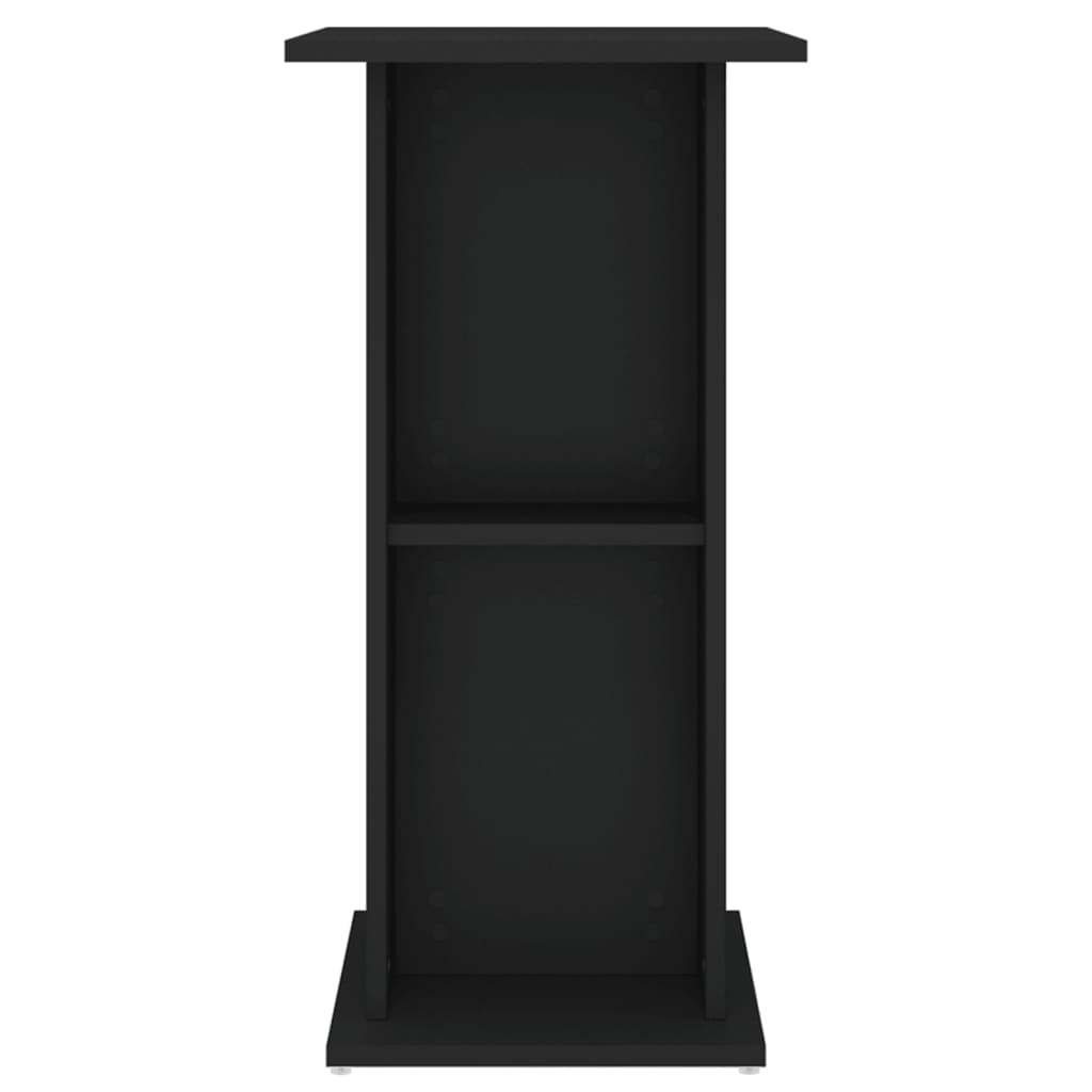 Akvariebänk svart 60,5x36x72,5 cm konstruerat trä