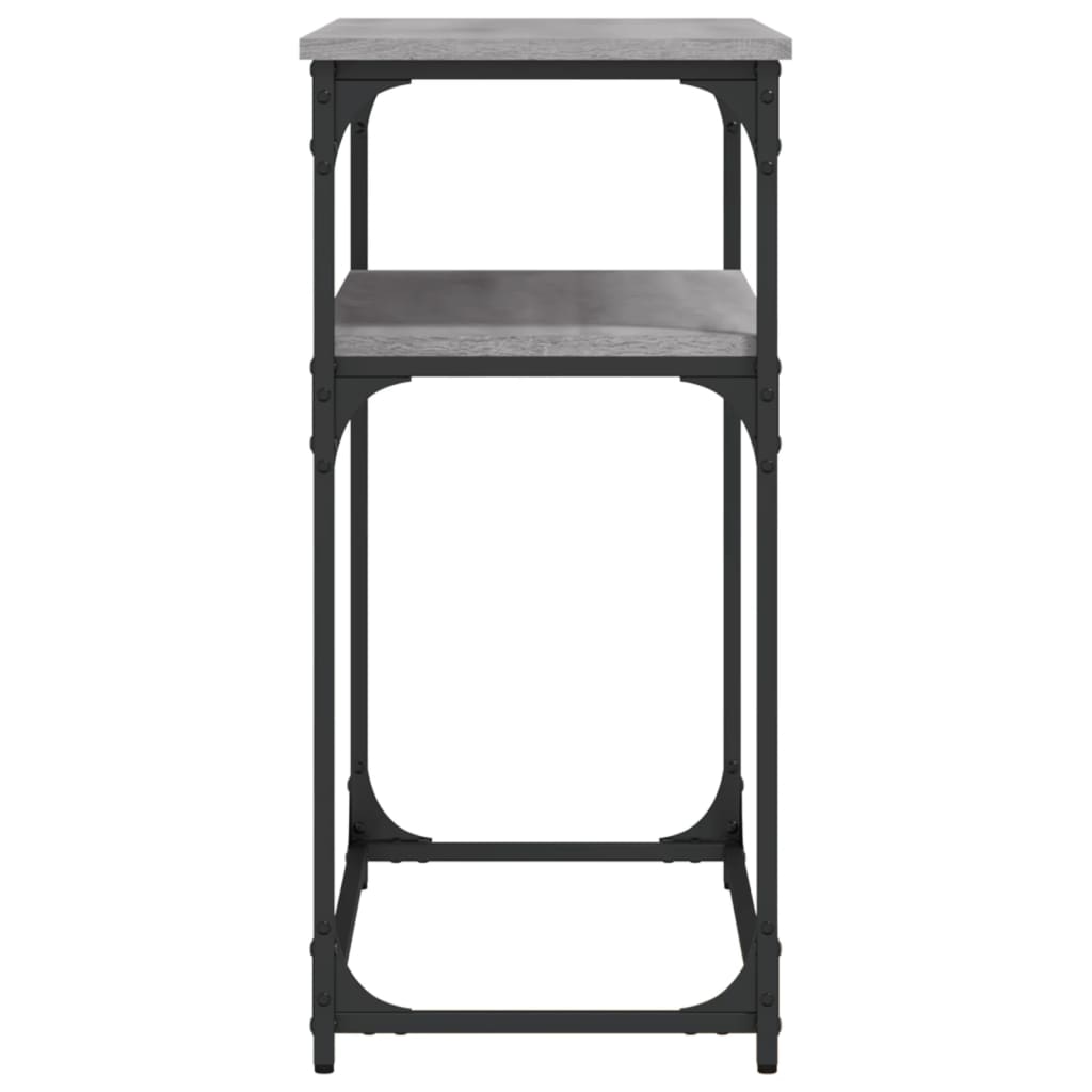 Avlastningsbord grå sonoma 100x35,5x75 cm konstruerat trä