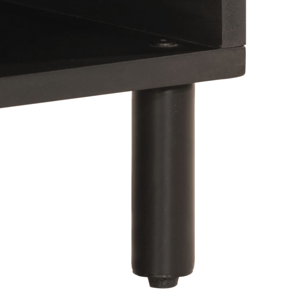 Tv-bänk 80x33x46 cm massivt akaciaträ