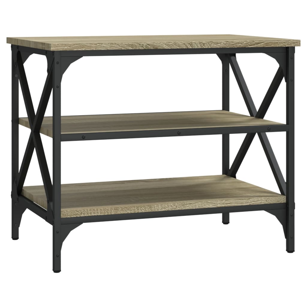 Tv-bänk sonoma-ek 60x40x50 cm konstruerat trä