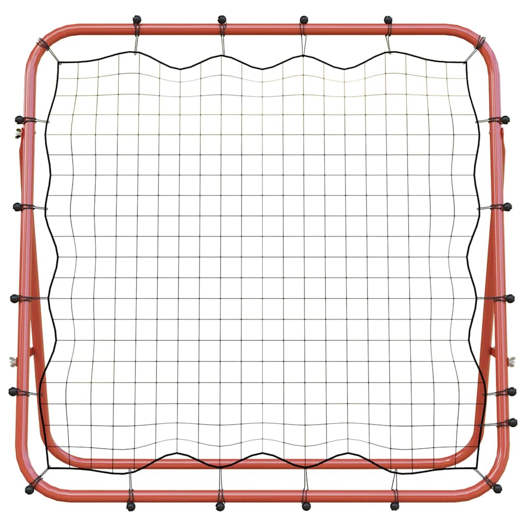 Justerbar kickback rebounder 96x80x96 cm stål & PE