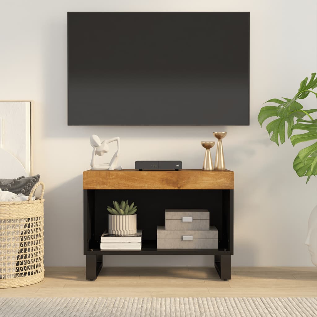 Tv-bänk 60x33x43,5 cm massivt mangoträ