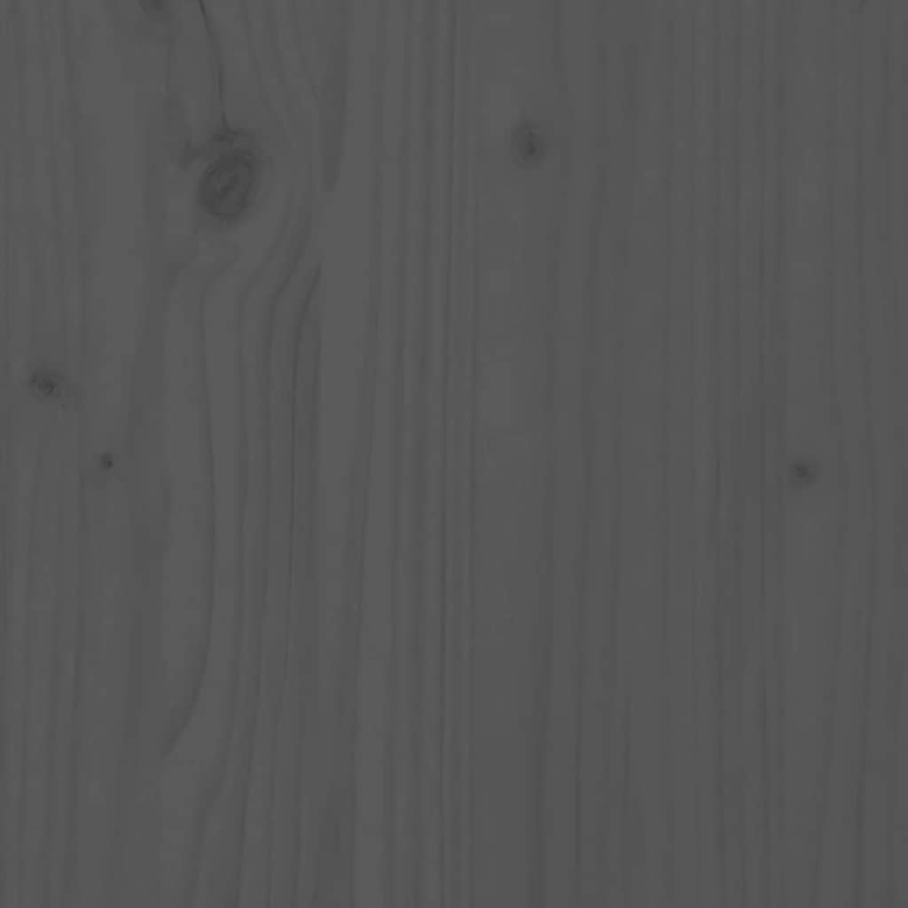 Mittensoffa med dynor grå massiv furu