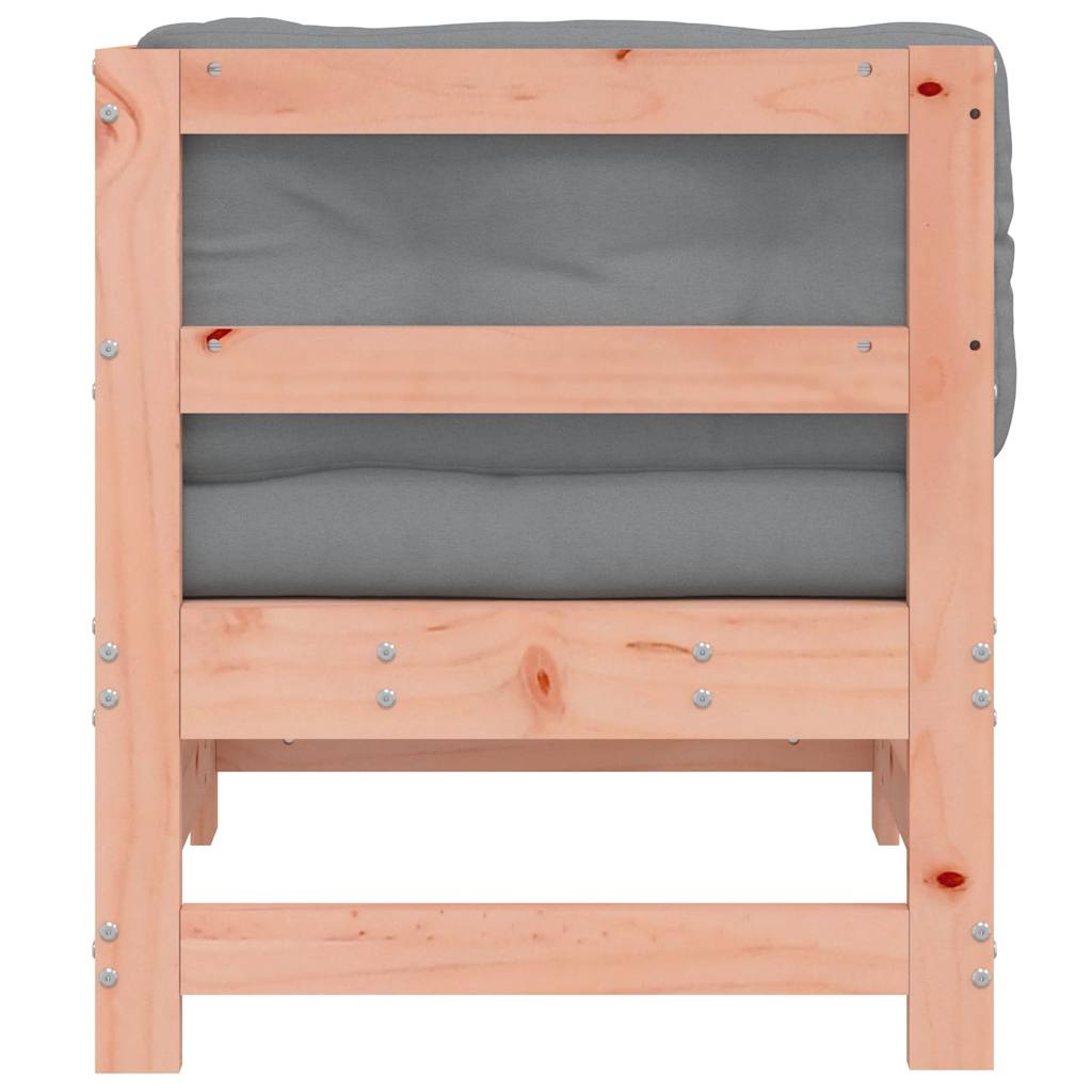 Hörnsektion till soffa med dynor massiv douglasgran