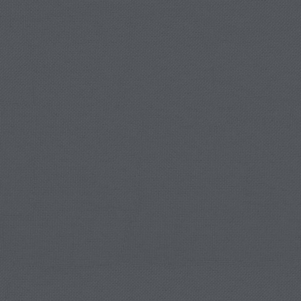 Fotpallar med dynor för trädgården 2 st vit massiv furu