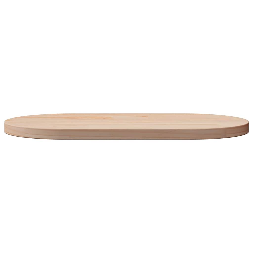 Bordsskiva 60x30x2,5 cm massivt trä furu oval