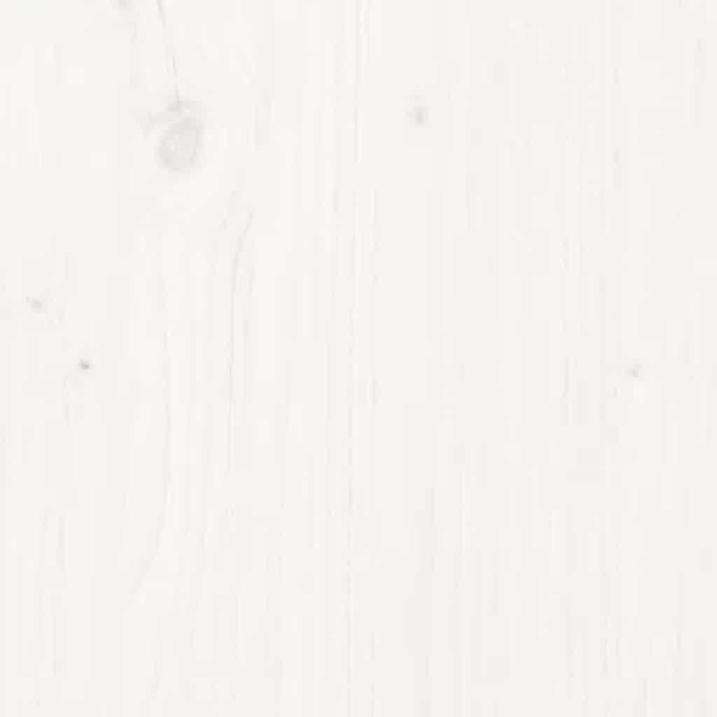 Bordsskiva vit 100x50x2,5 cm oval massiv furu