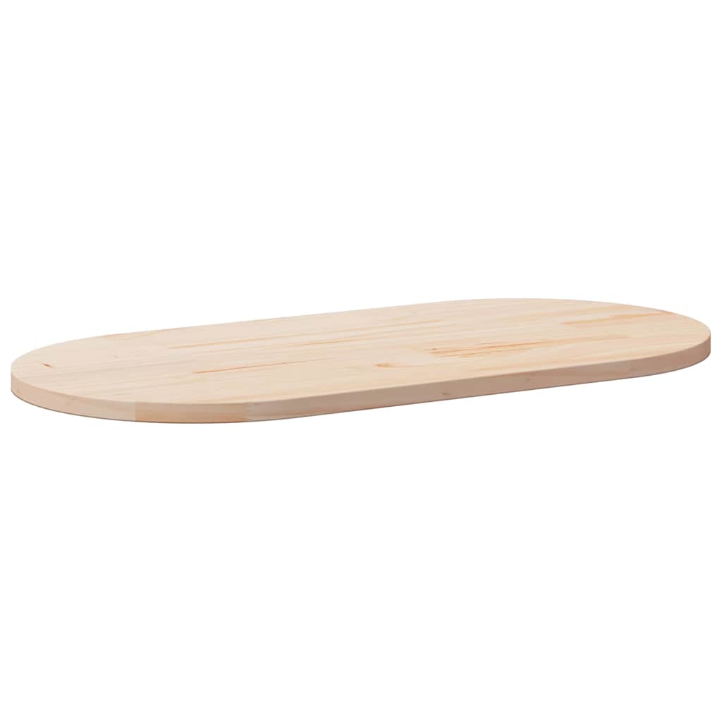 Bordsskiva 110x55x2,5 cm massivt trä furu oval