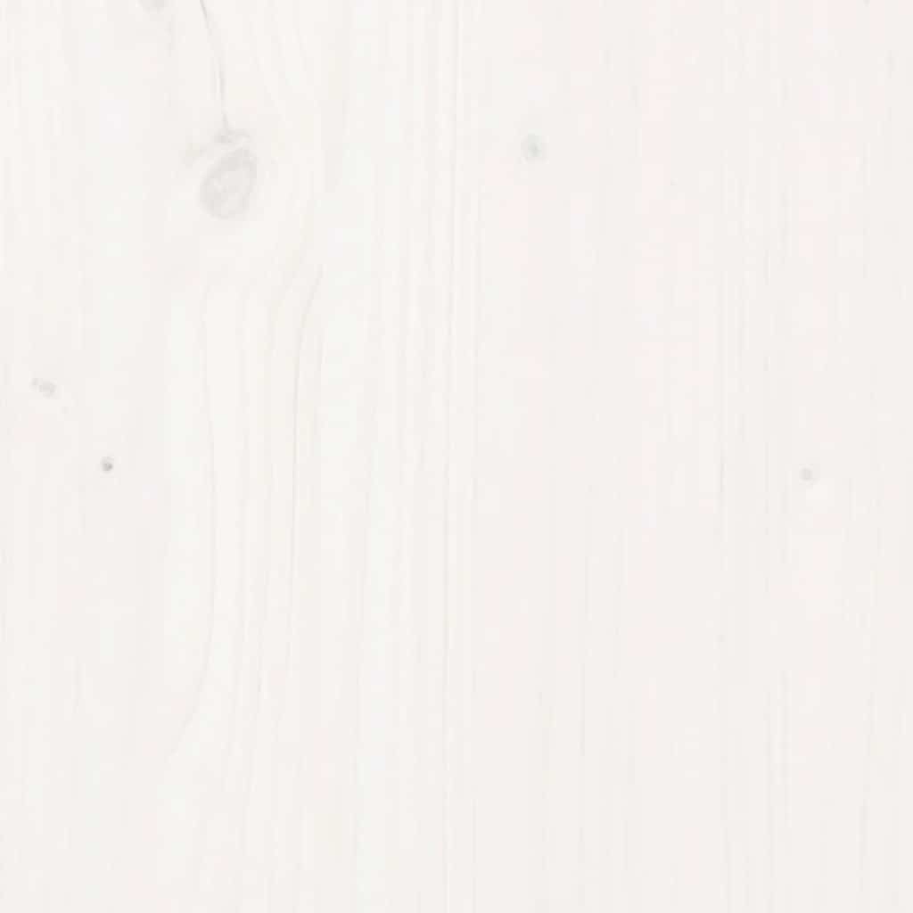 Bordsskiva vit 110x55x2,5 cm oval massiv furu