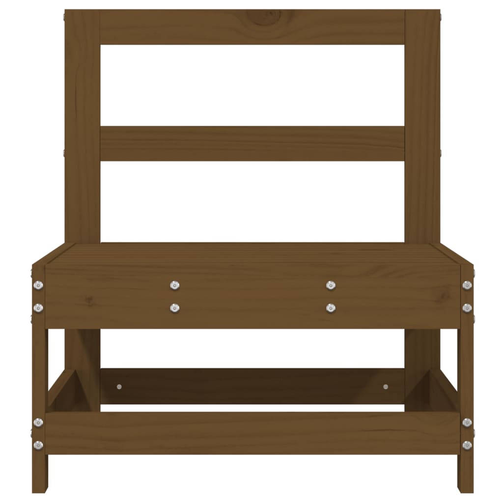 Mittensoffor 2 st honungsbrun massiv furu