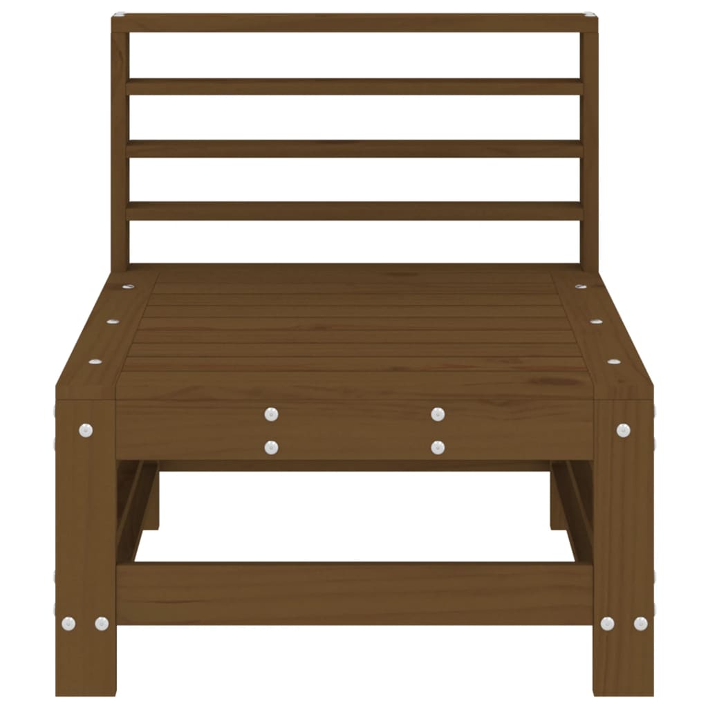 Mittensoffor 2 st honungsbrun massiv furu