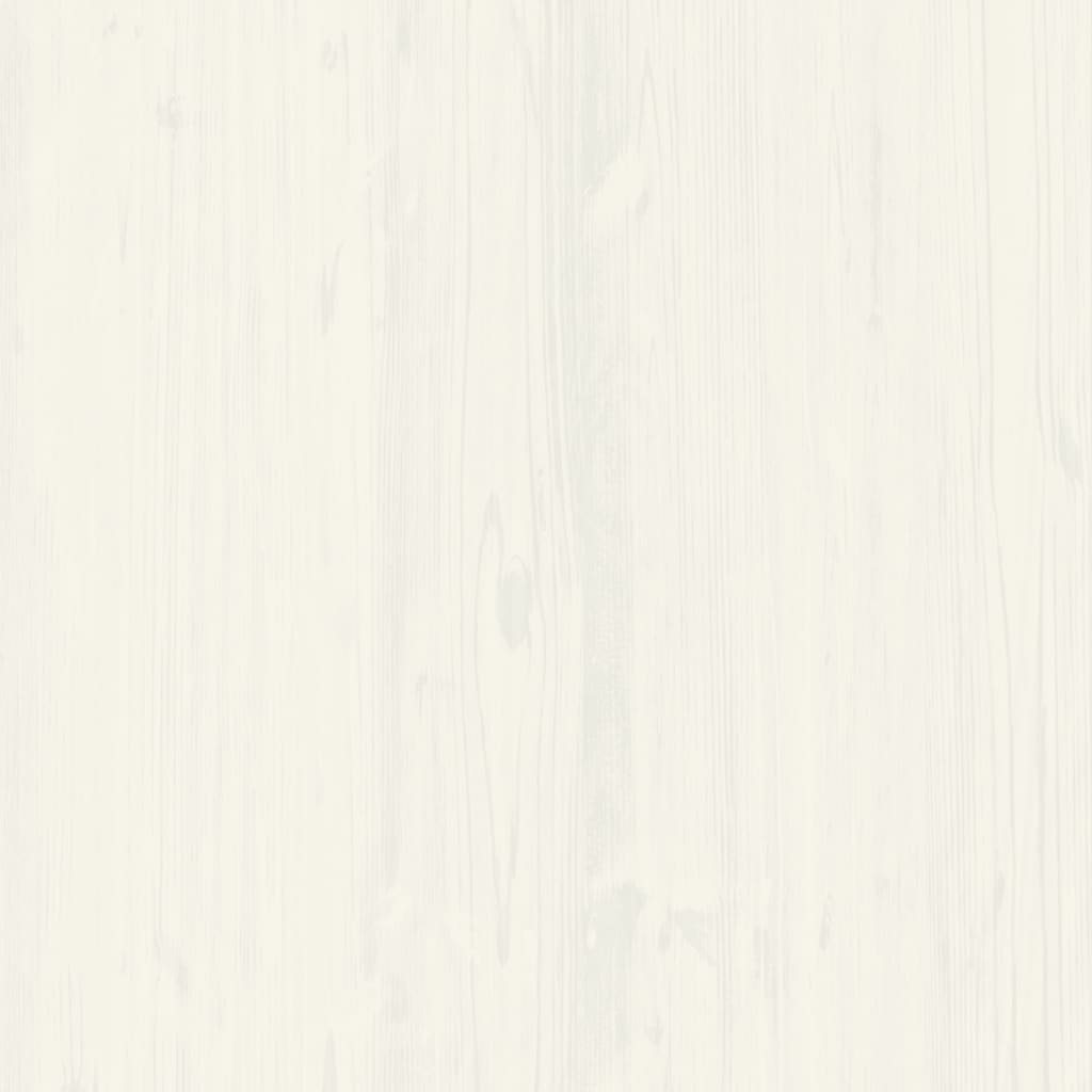 Tv-bänk VIGO vit 106x40x40 cm massiv furu