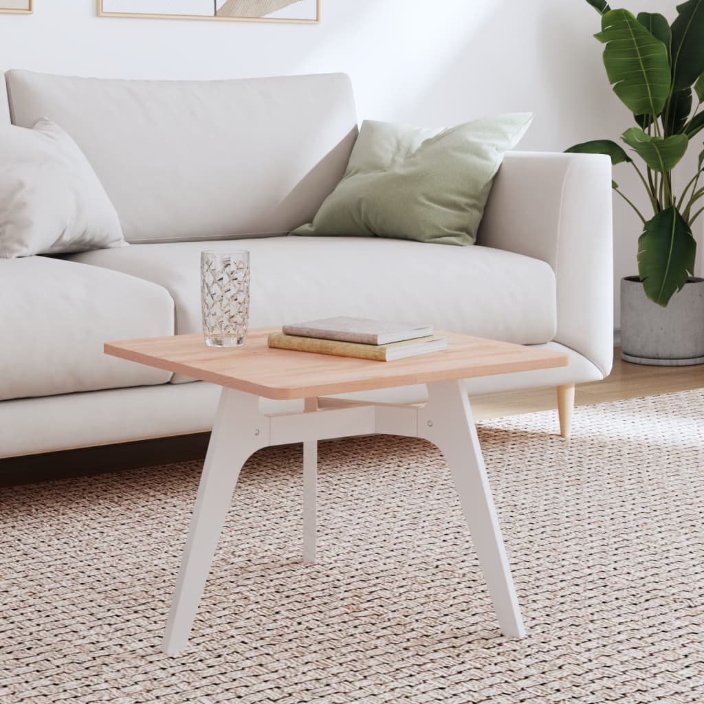 Bordsskiva 50x50x1,5 cm fyrkantig massivt bokträ