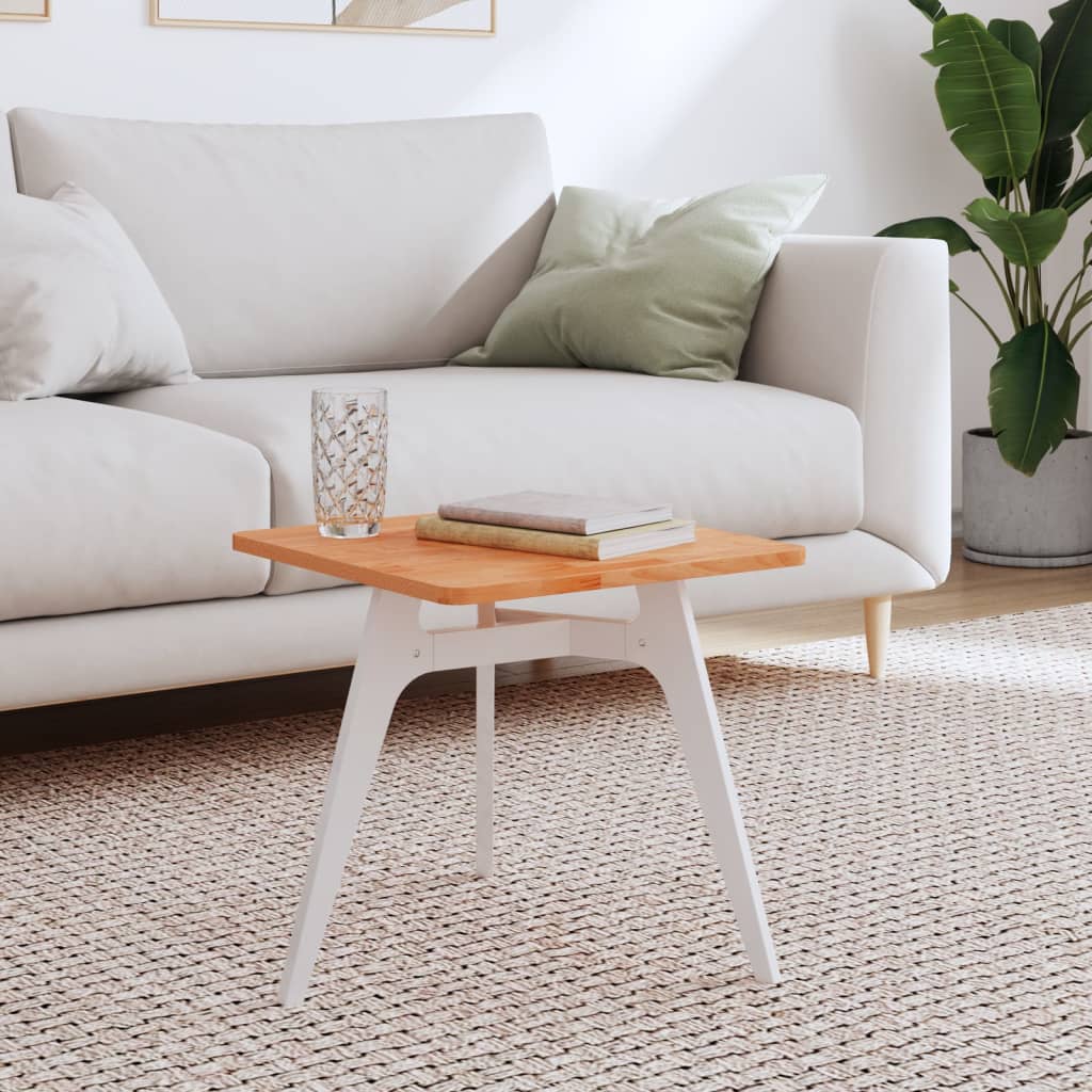 Bordsskiva 40x40x1,5 cm fyrkantig massivt bokträ