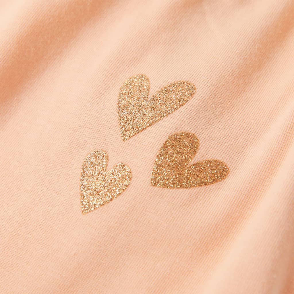 Ärmlös barnlinne orange 92