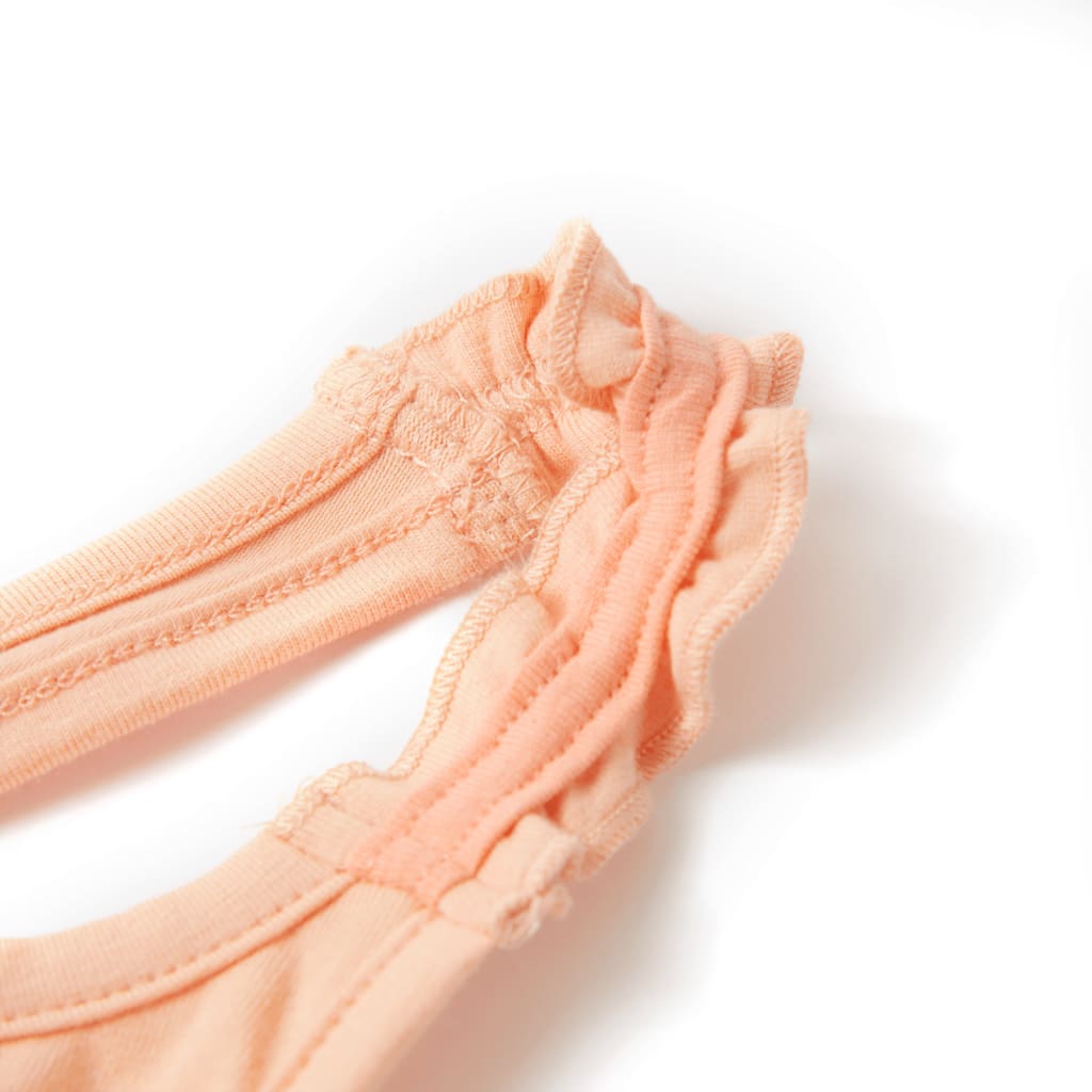 Ärmlös barnlinne orange 104