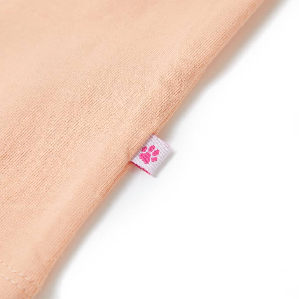 Ärmlös barnlinne orange 104