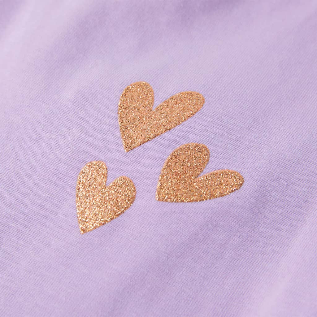 Ärmlös barnlinne lila 128