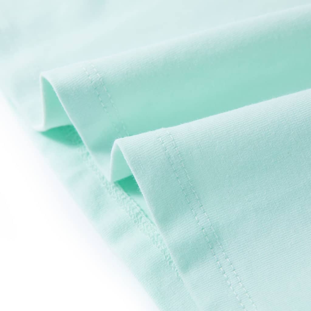 Ärmlös barnlinne mintgrön 104
