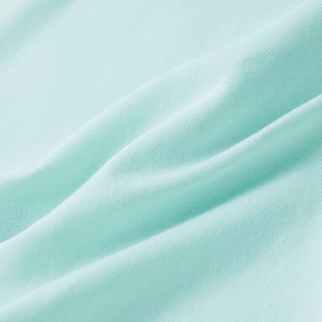 Ärmlös barnlinne mintgrön 140