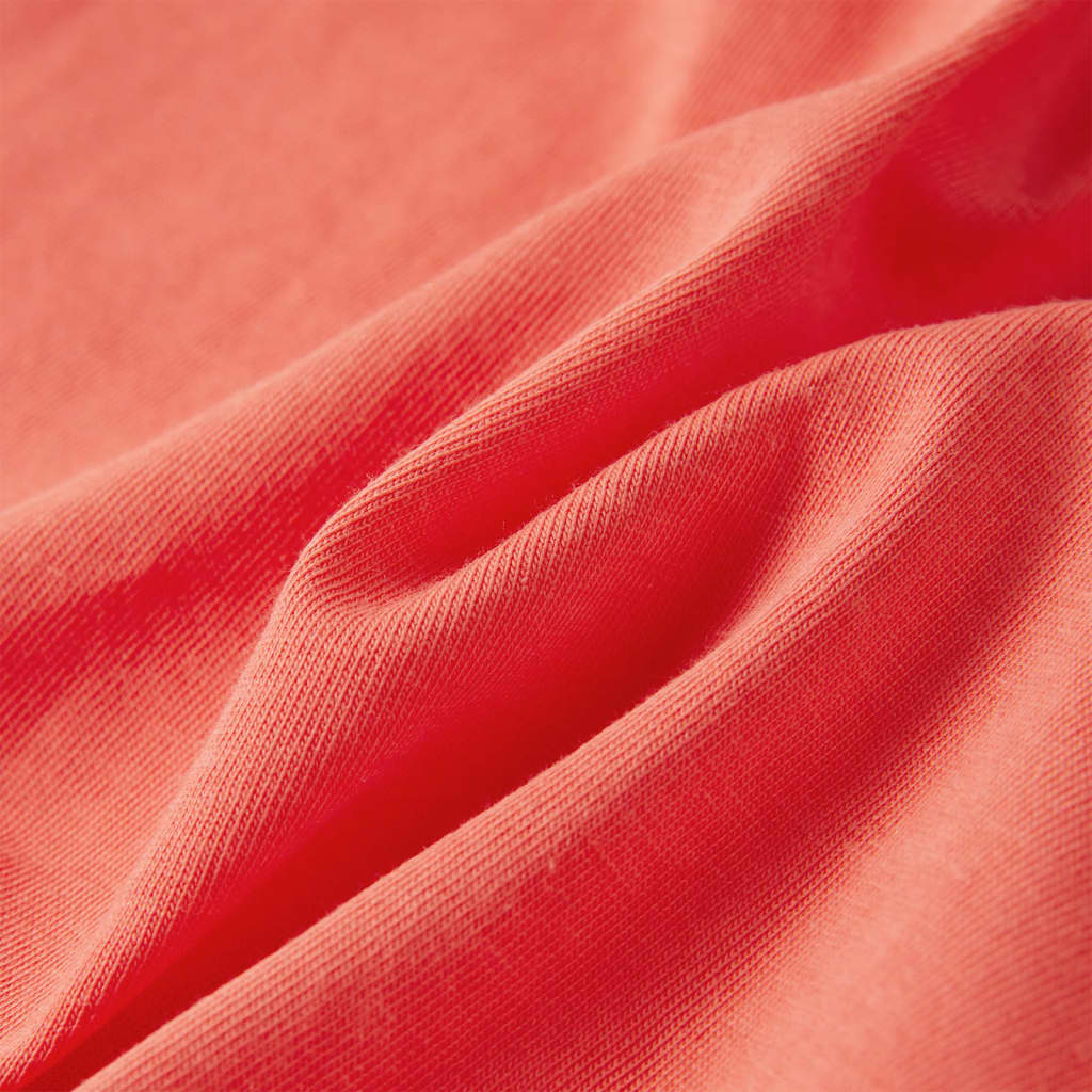Ärmlös barnlinne korallröd 104