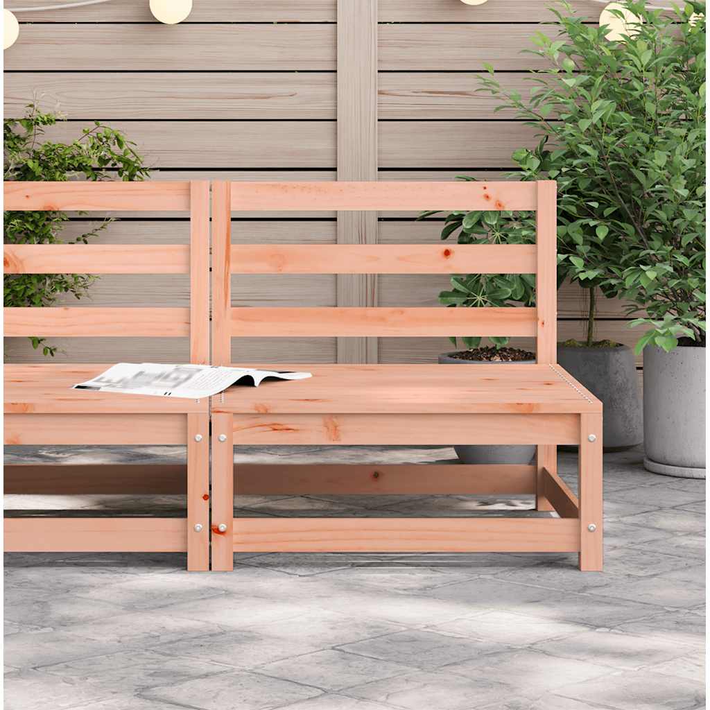 Trädgårdssoffa utan armstöd 70x70x67 cm massivt douglasträ