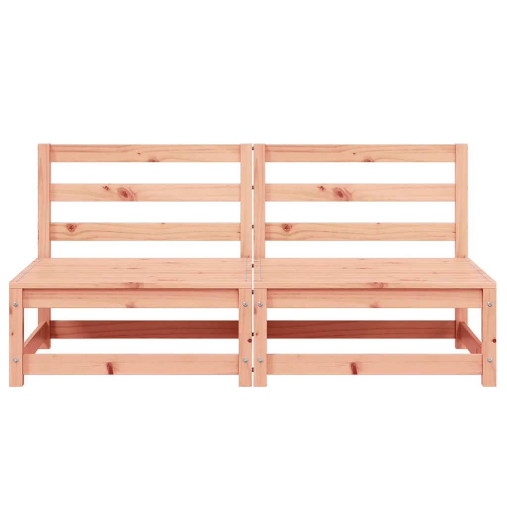 Mittensoffor 2 st 70x70x67 cm massivt douglasträ