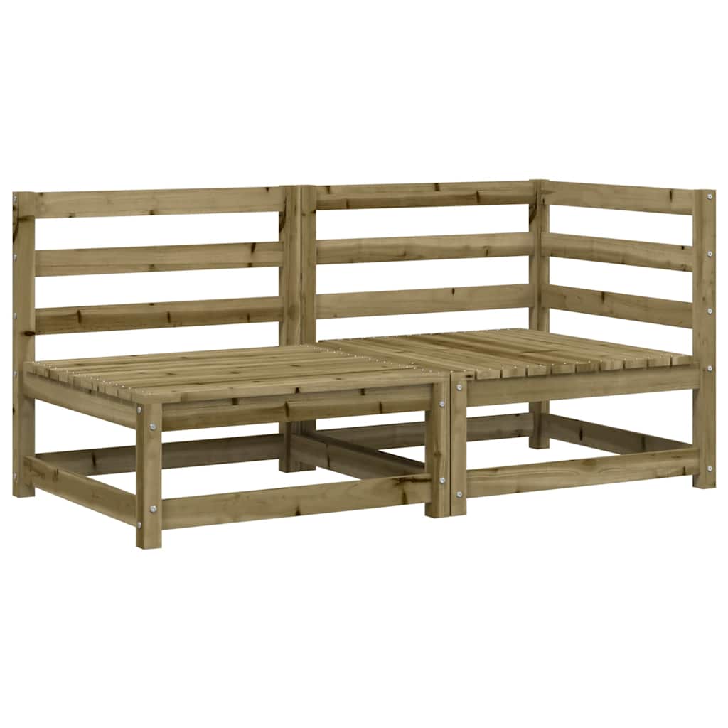 Trädgårdssoffa 2-sits impregnerad furu