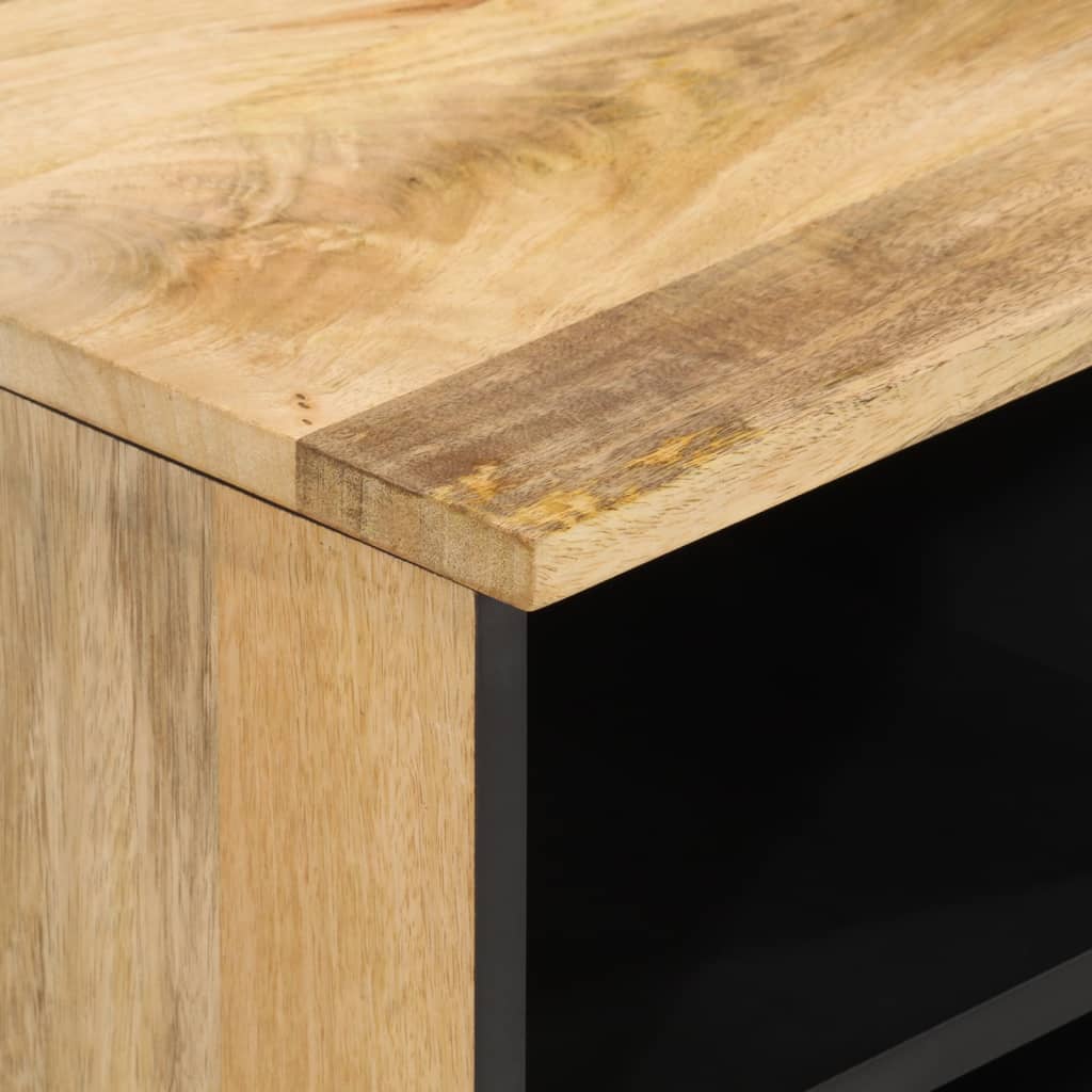 Tv-bänk 100x33x46 cm massivt mangoträ