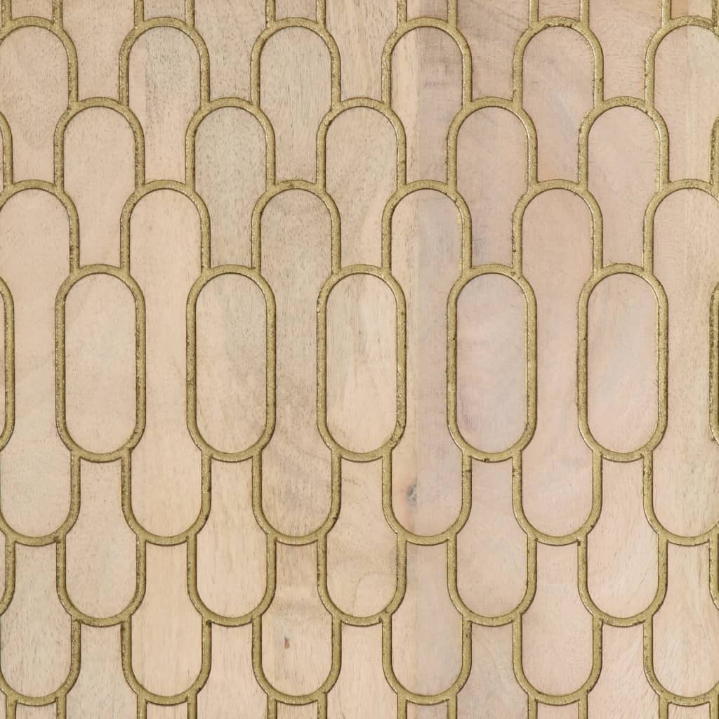 Tv-bänk 80x31x46 cm massivt mangoträ