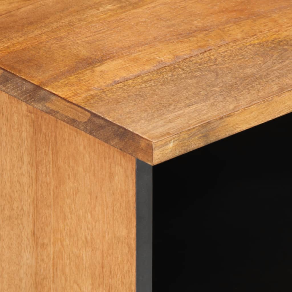 Tv-bänk 80x33x46 cm massivt mangoträ