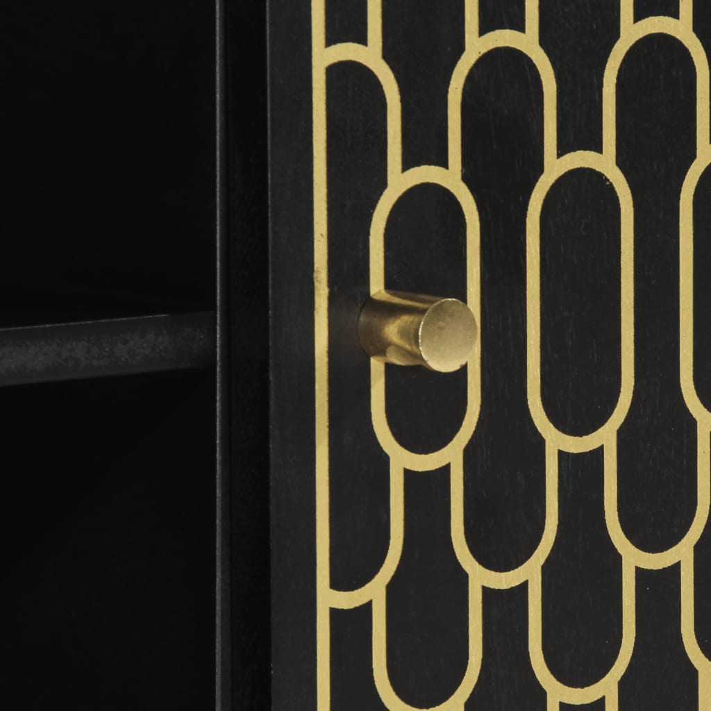 Tv-bänk 105x33x46 cm massivt mangoträ