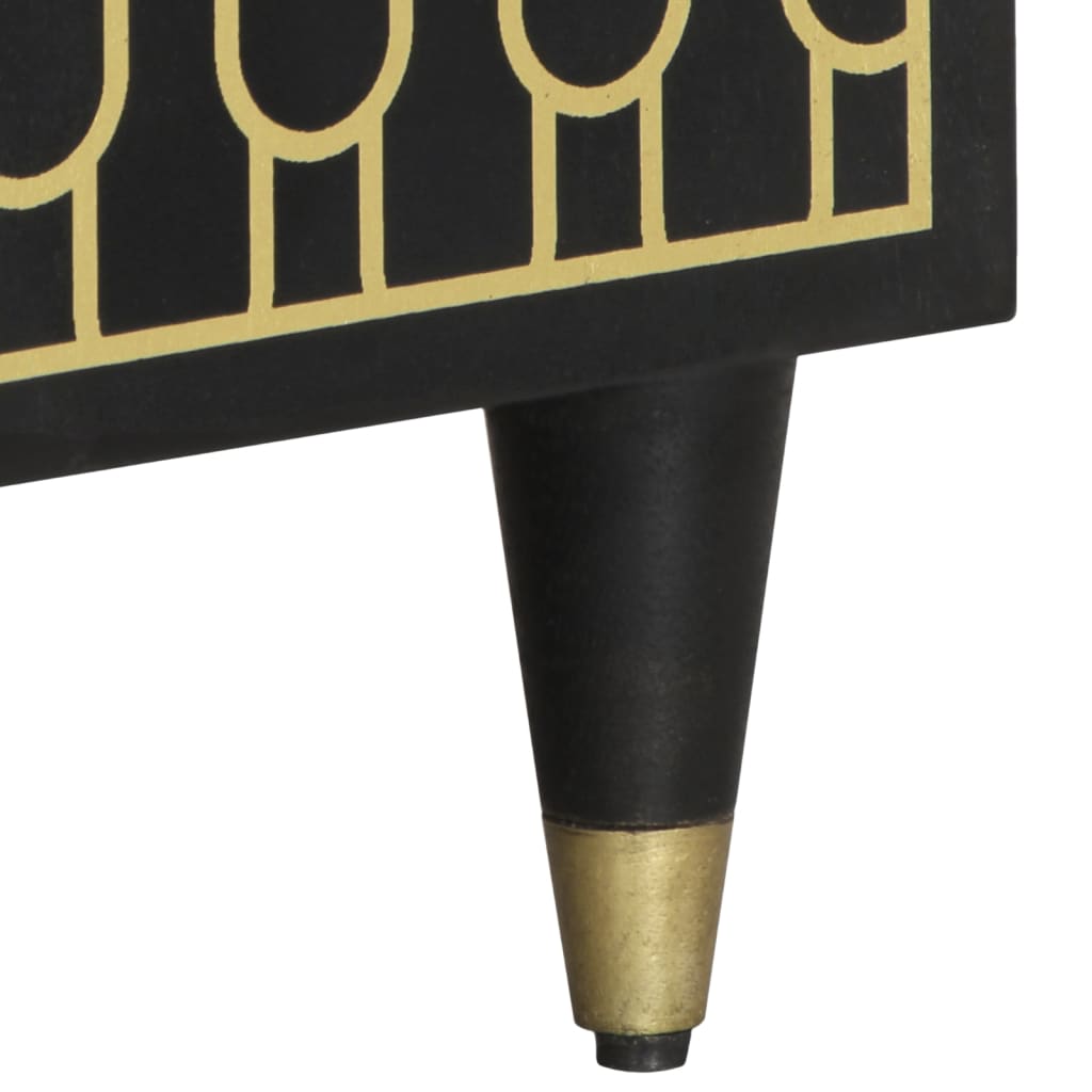 Tv-bänk 105x33x46 cm massivt mangoträ