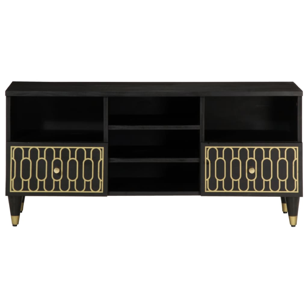 Tv-bänk 100x33x46 cm massivt mangoträ