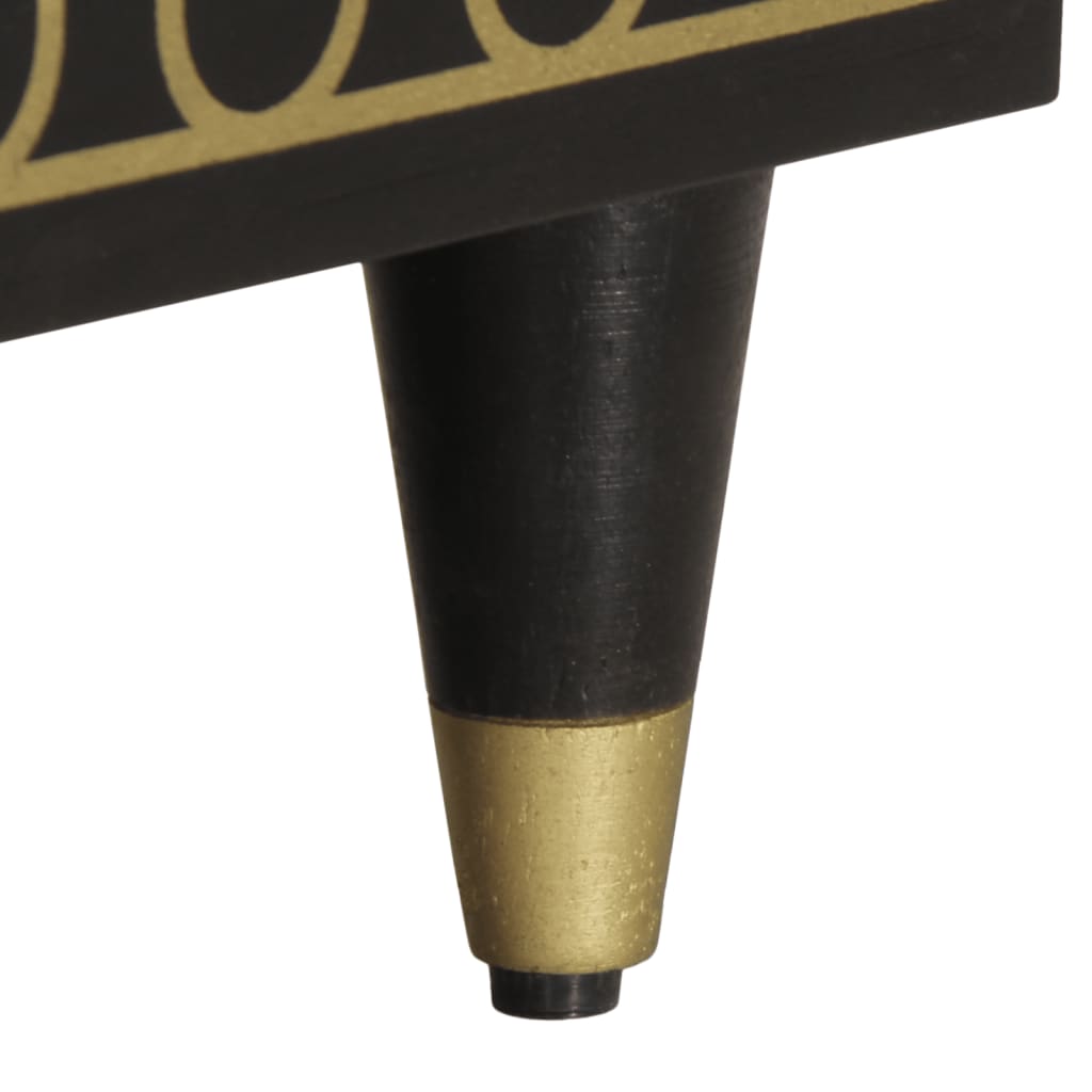 Tv-bänk 100x33x46 cm massivt mangoträ