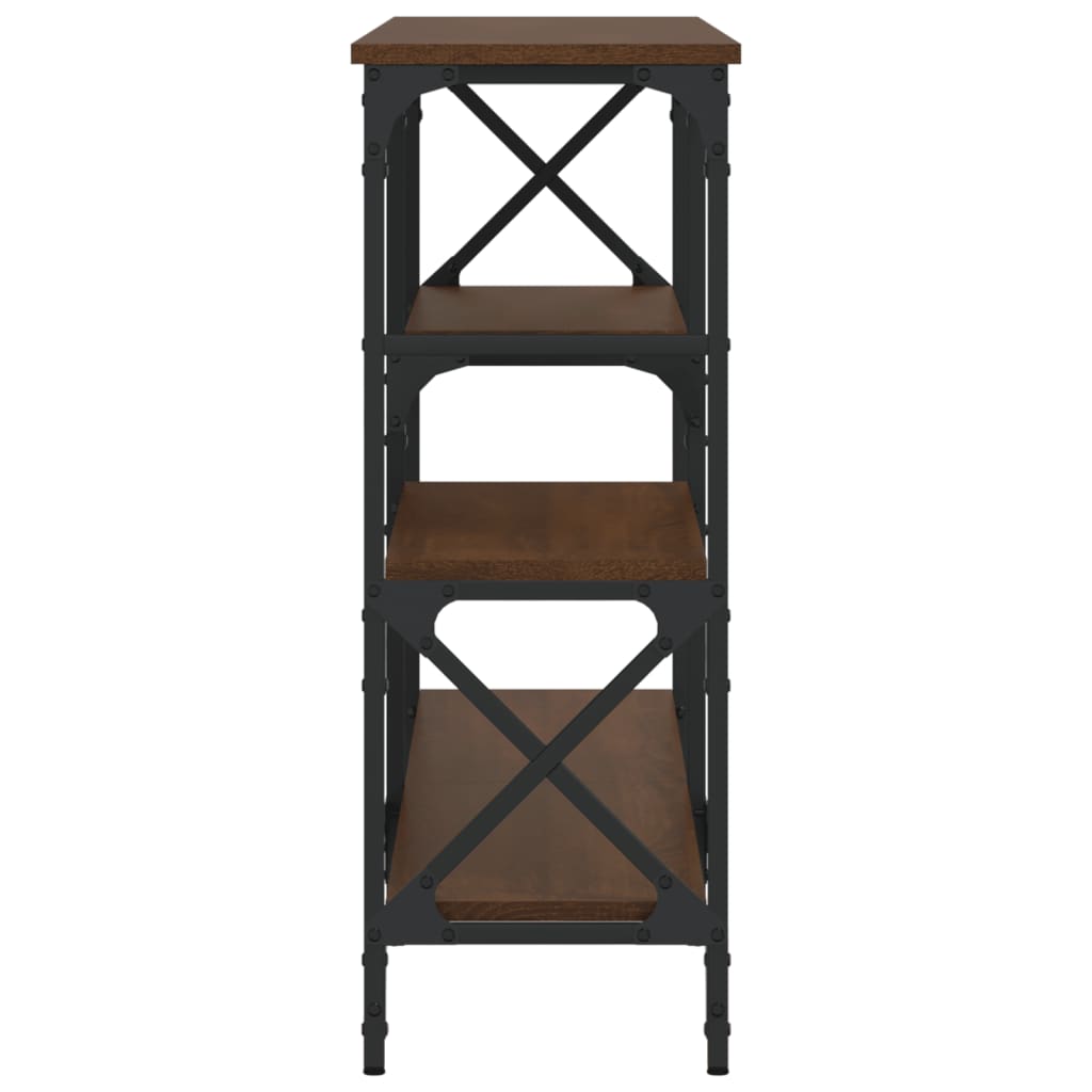 Avlastningsbord brun ek 150x29x76,5 cm konstruerat trä