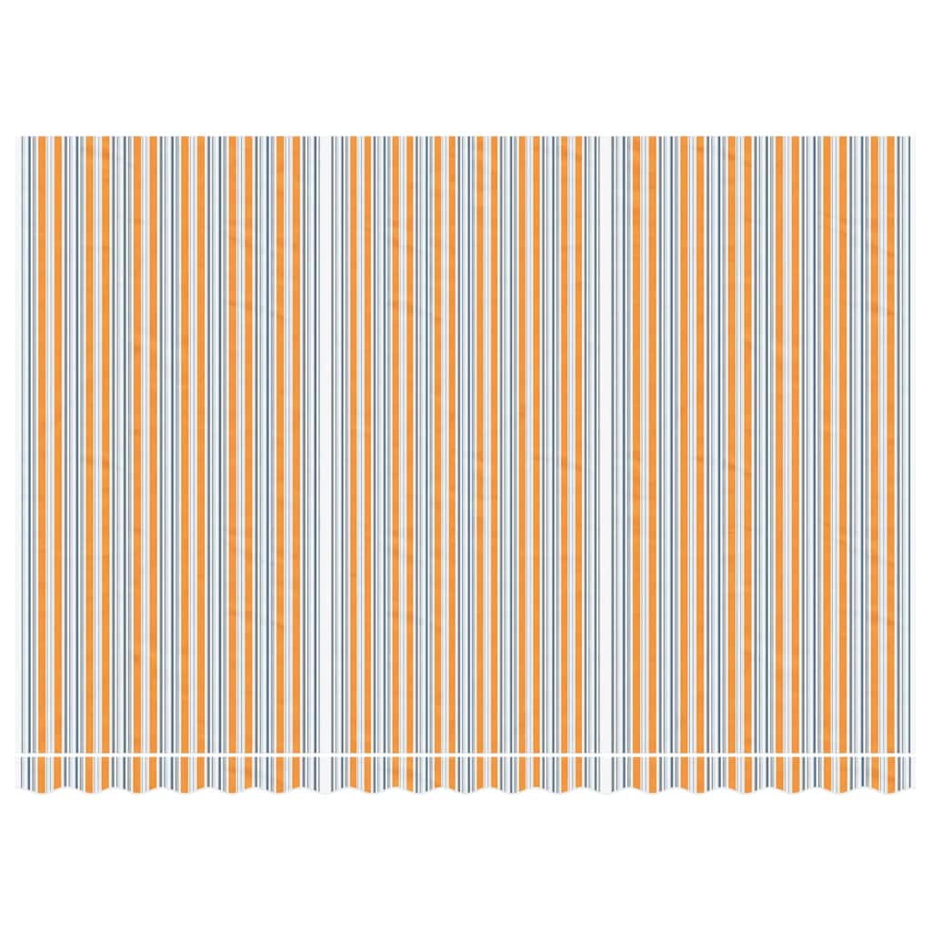 Markisväv flerfärgad randig 4,5x3 m