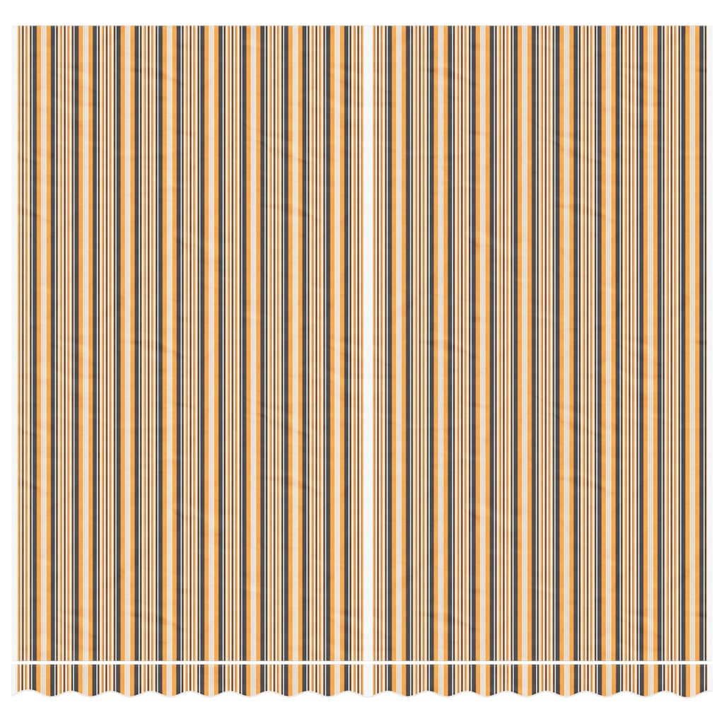 Markisväv flerfärgad randig 4x3,5 m