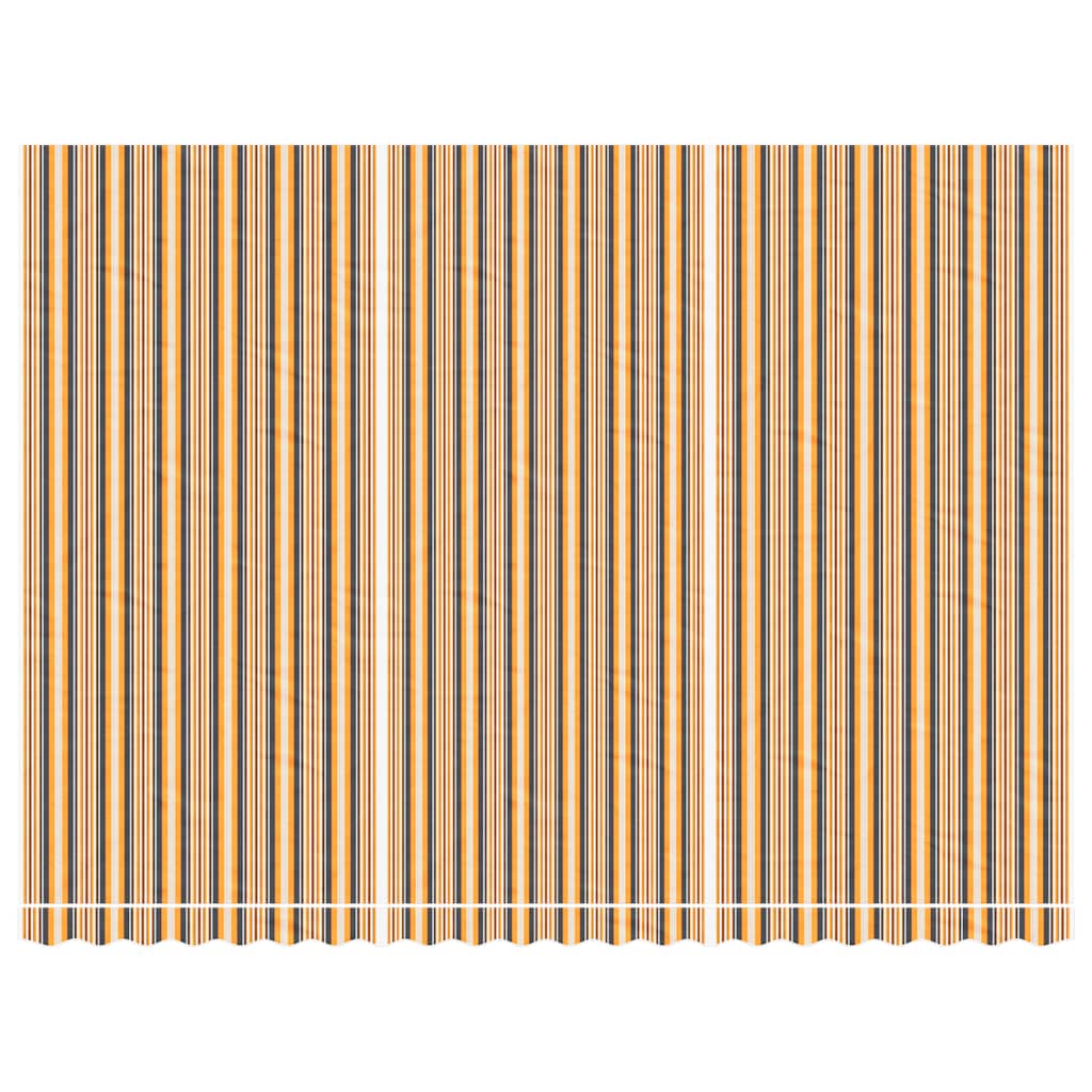 Markisväv flerfärgad randig 5x3,5 m