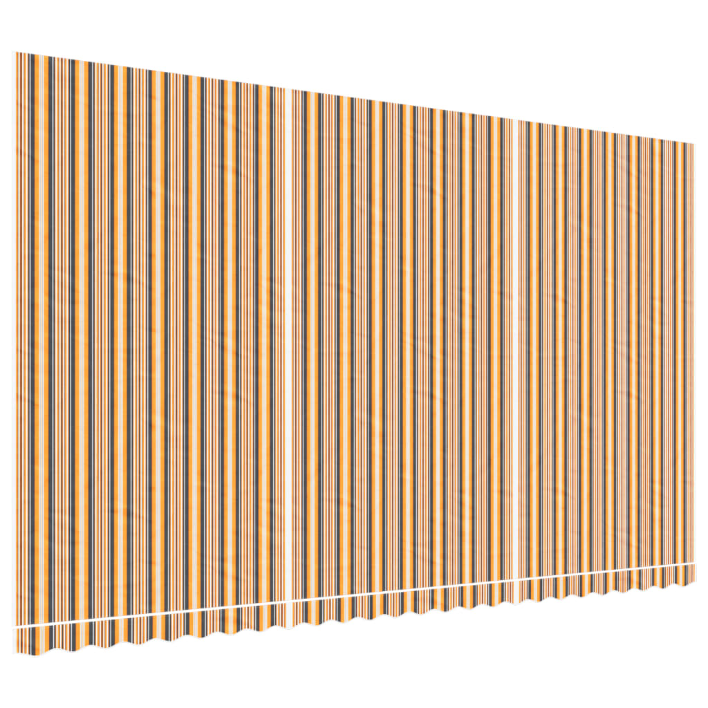 Markisväv flerfärgad randig 6x3,5 m