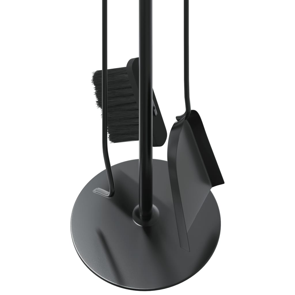 4-delat verktygsset för eldstad 22x59 cm stål