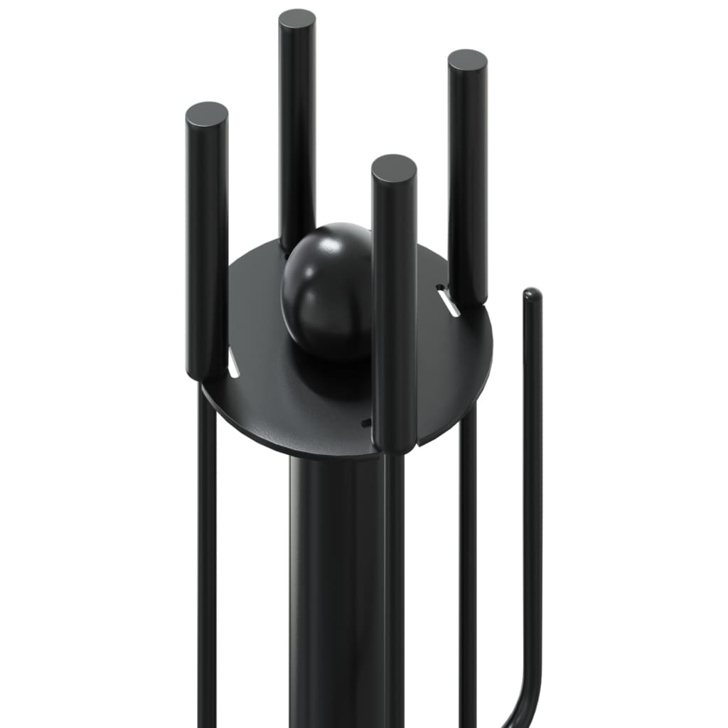 5-delat verktygsset för eldstad 18x56 cm stål