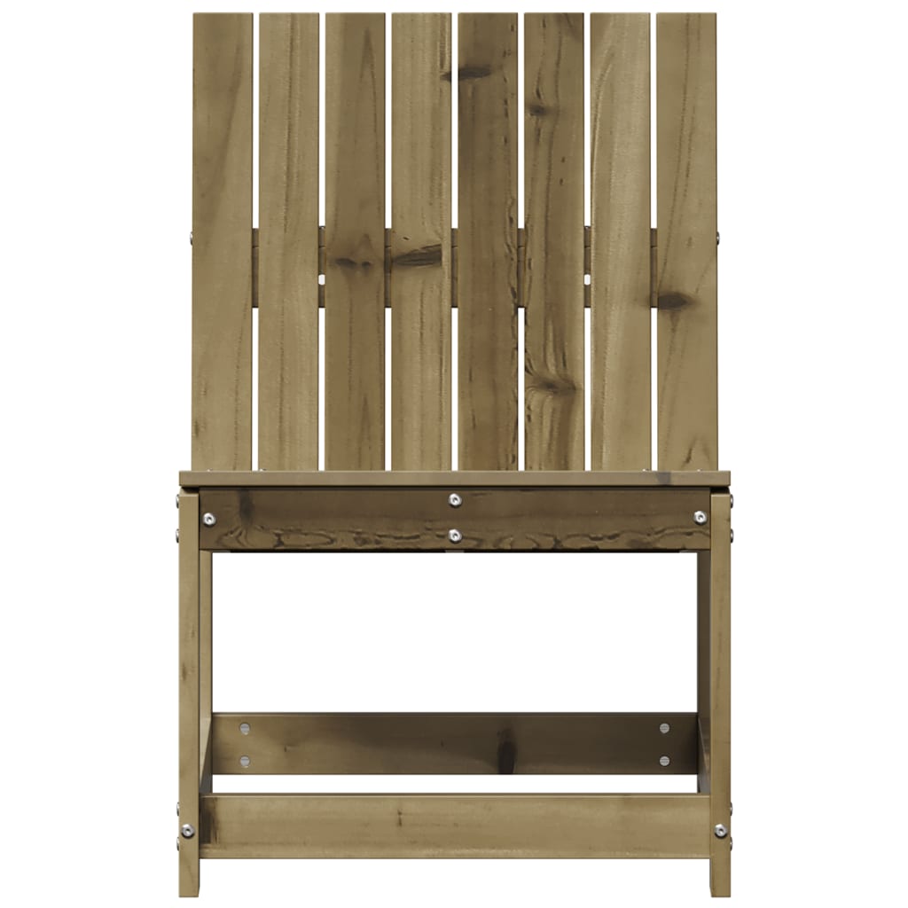 Trädgårdsstol 50,5x55x77 cm impregnerad furu