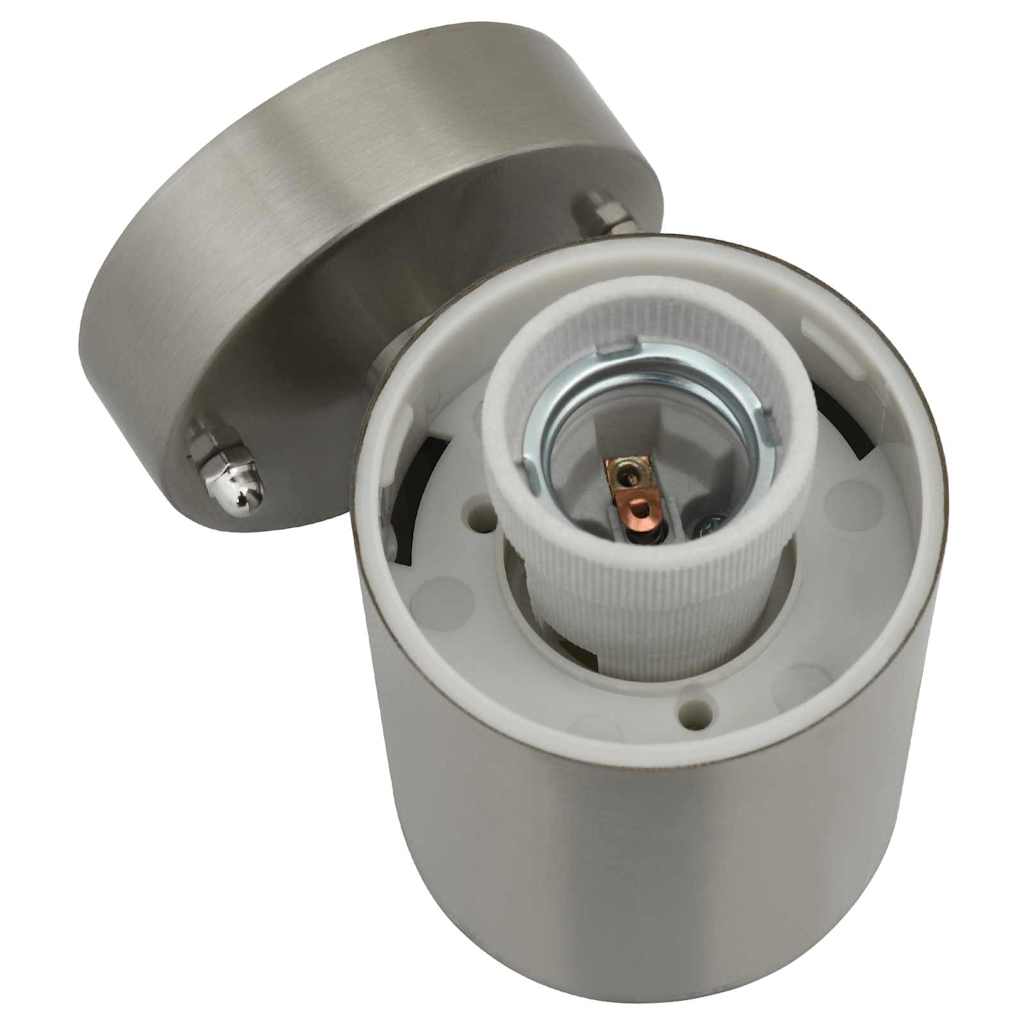 Utomhusvägglampa Silver 12 x 7.5 x 27 cm Rostfritt stål