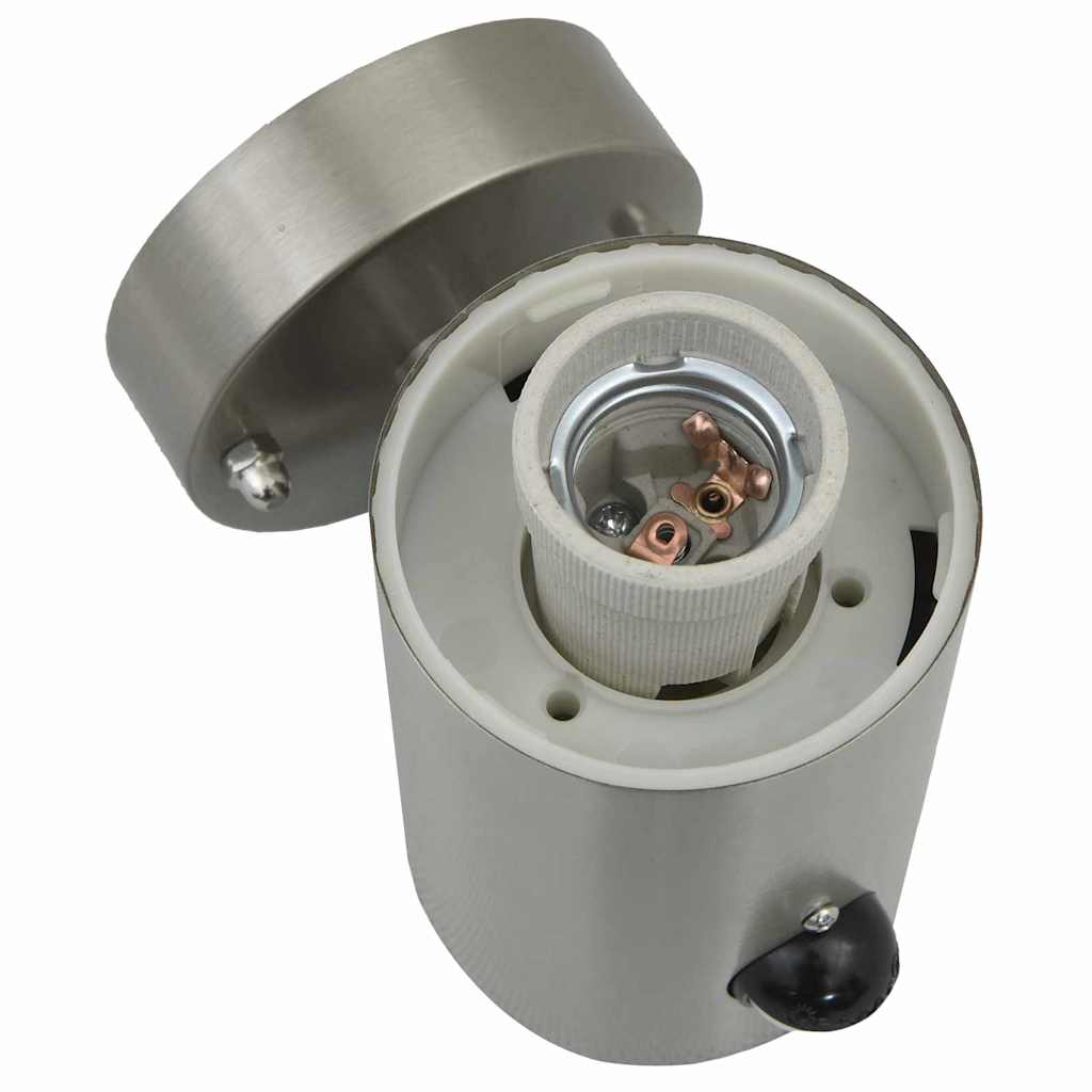 Utomhusvägglampa Silver 12 x 7.5 x 29 cm Rostfritt stål