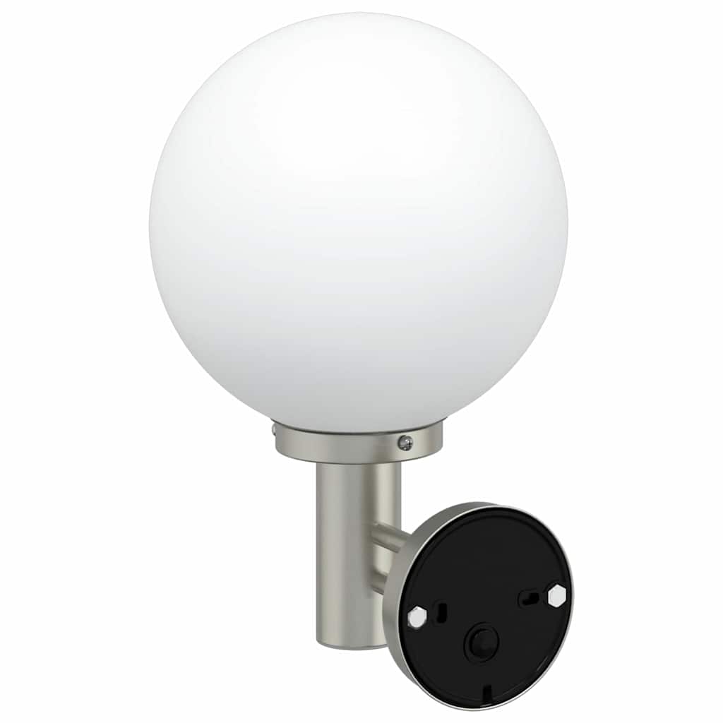 Utomhus vägglampa Silver 28 x 25 x 38 cm Rostfritt stål