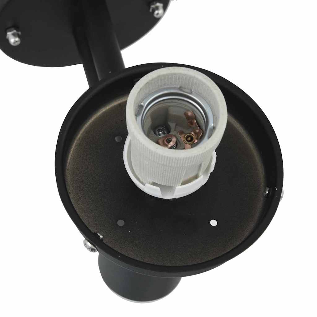 Utomhus vägglampor 2 pcs Svart 28 x 25 x 38 cm Rostfritt stål