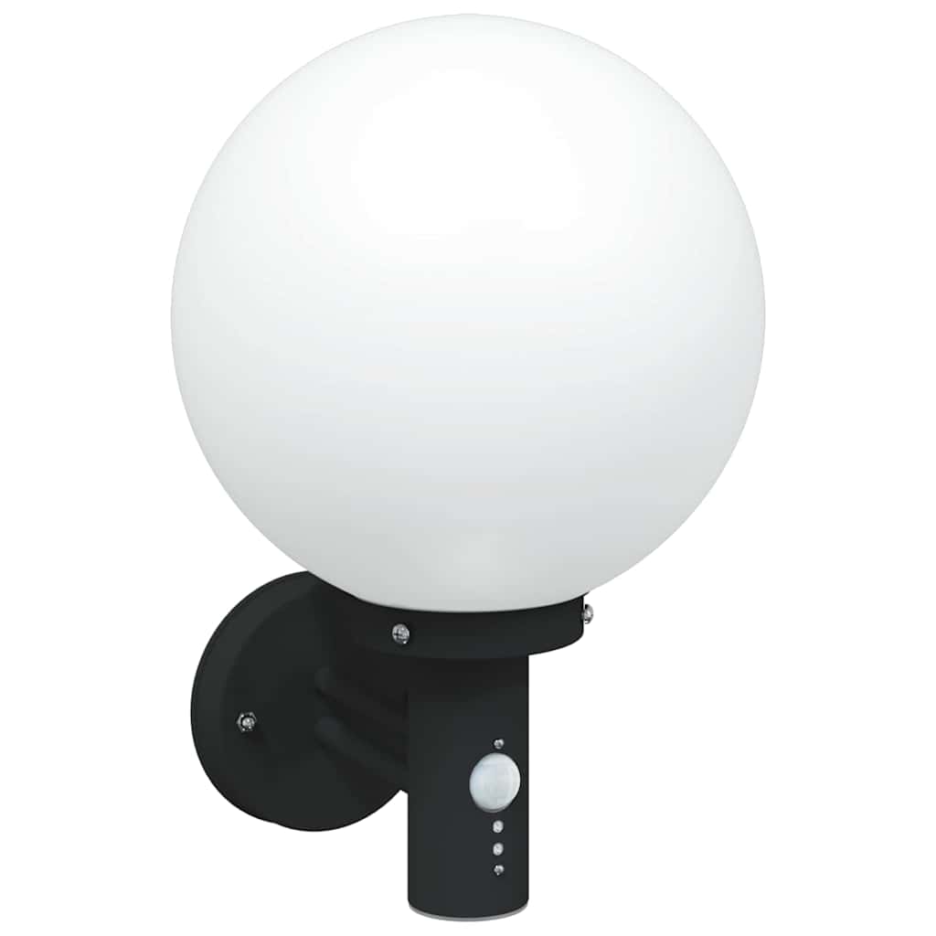 Utomhus vägglampor 2 pcs Svart 28 x 25 x 38 cm Rostfritt stål